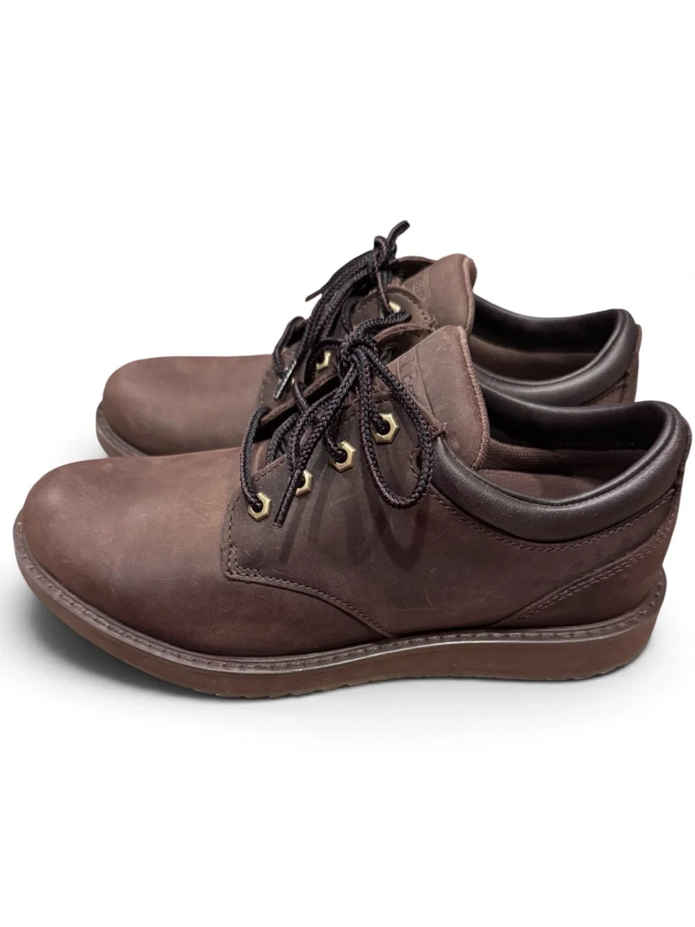 L.L.Bean Men’s Brown Lace-Up Casual Shoes Size 8 Medium NWOB